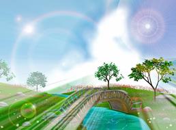 vector landscape background