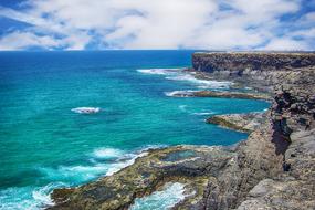 attractive Costa Cliff Sea