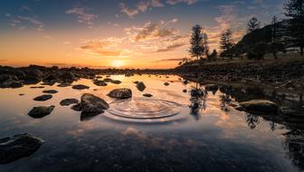 enchanting Lake Sunset