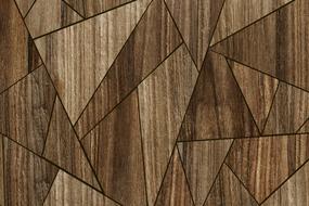 brown wood mosaic