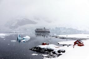 splendid Antarctica Continent Snow