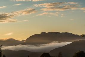 incredible Fog Mountains Alpine