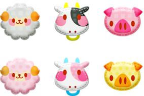 painted kawaii animals