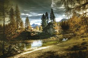 Evening Dolomites Lago
