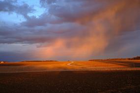 incredibly beautiful Landscape Sunset Evening