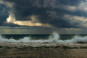 unusually beautiful Beach Sea Wave