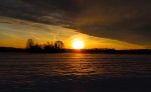 Landscape Winter sunn