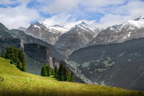 unusually beautiful Switzerland Mountains