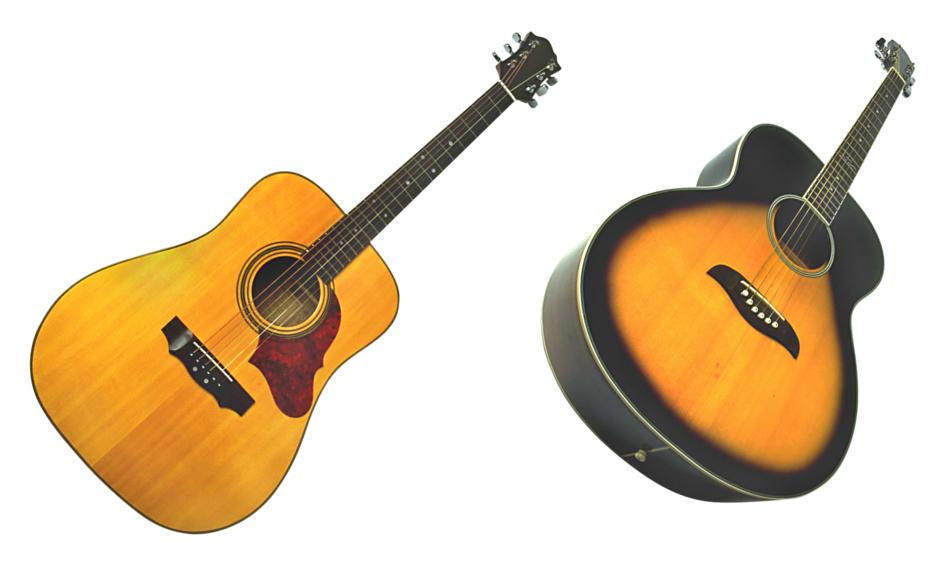 two Guitar Acoustics