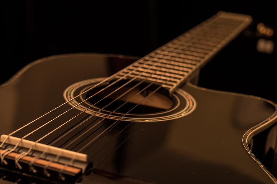 gold Guitar Acoustic