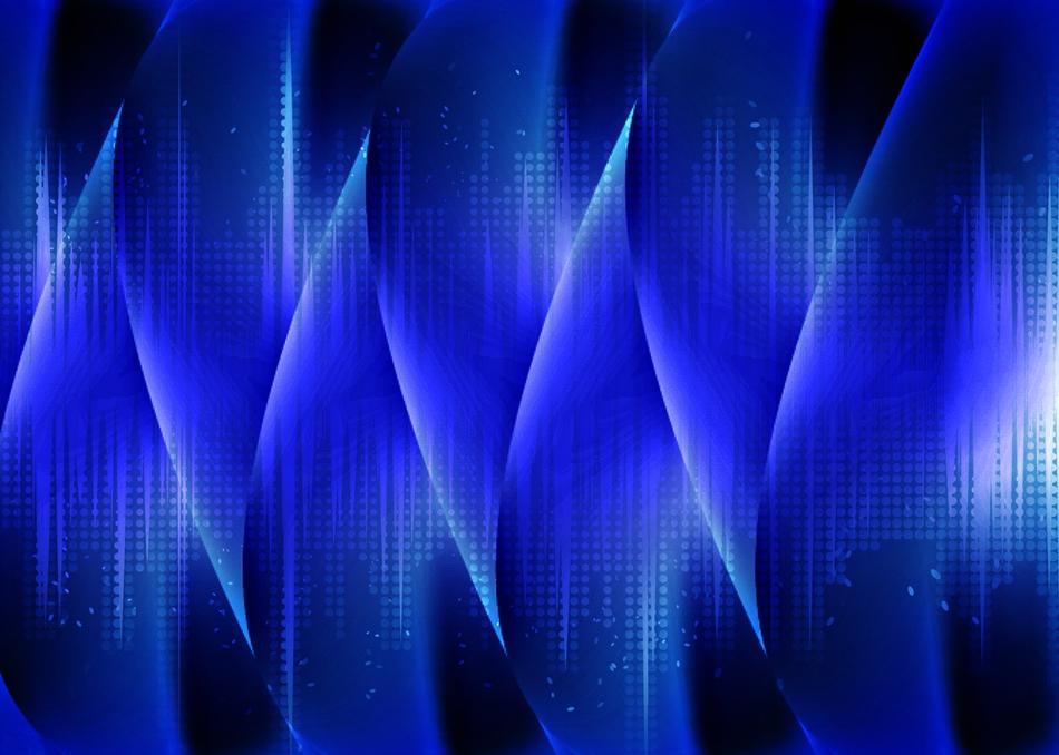 blue soundwaves