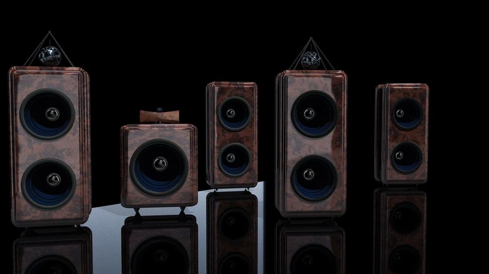 set of speakers