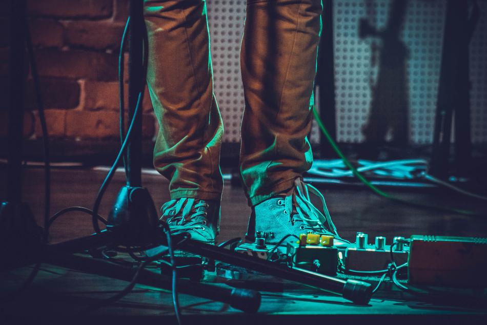 Shoe Footwear on Concert stage