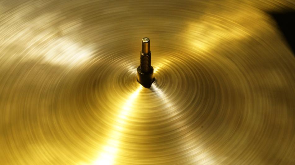 shiny musical plate