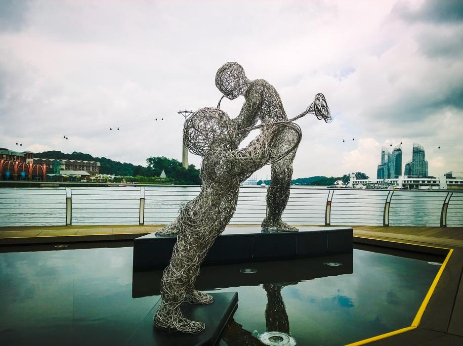 Sculpture Art Metal kid