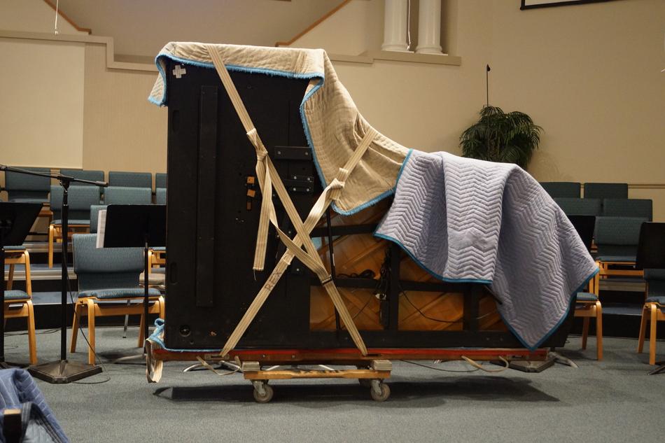 Piano ready for Transportation
