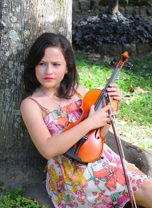 Classical Violinist girl