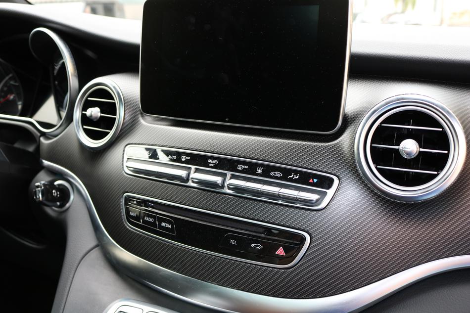 dashboard with display