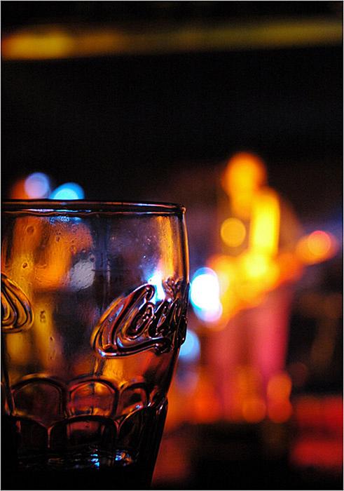 Band Music glass