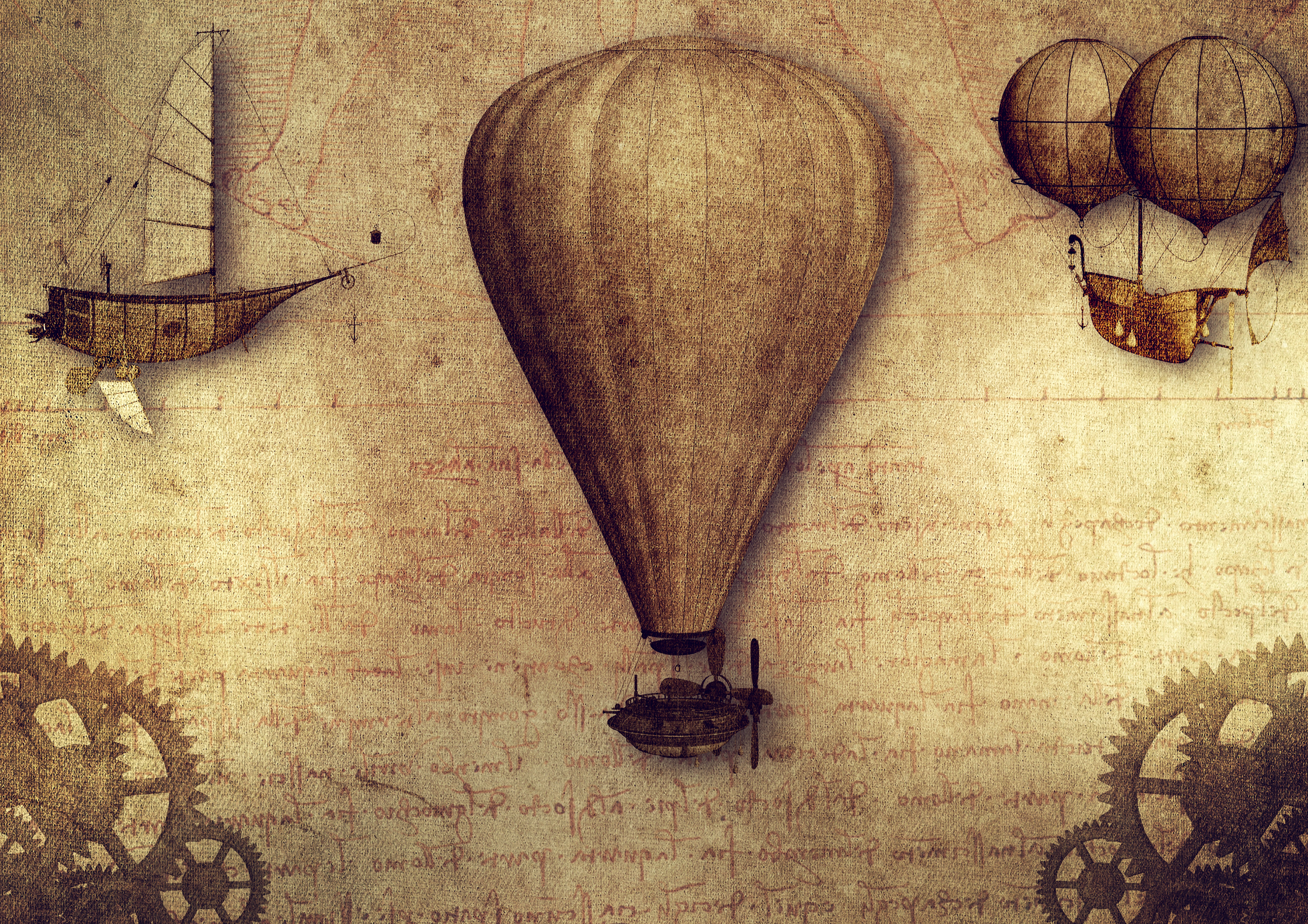 Воздушный шар Леонардо да Винчи