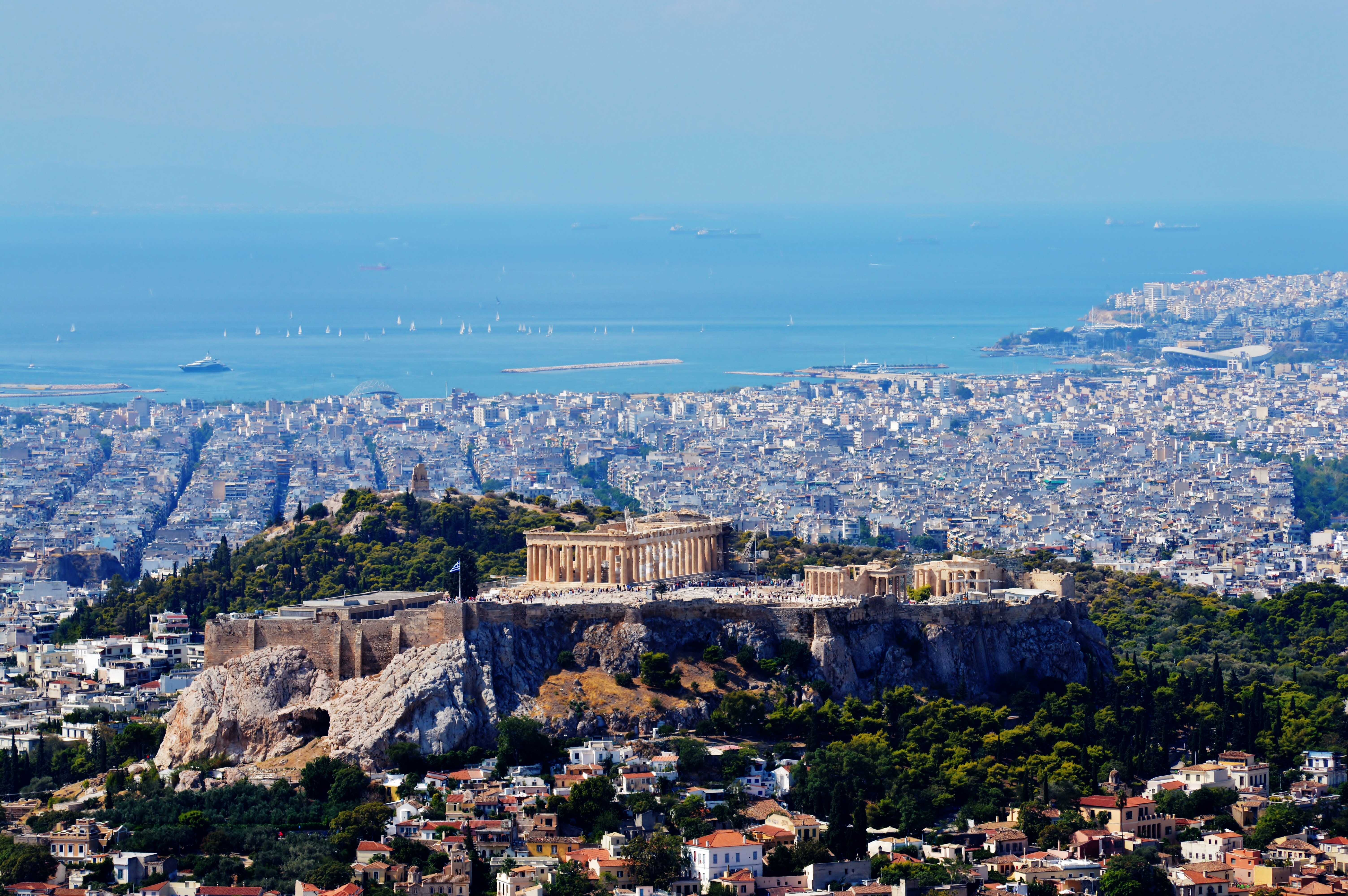 Афина город. Акрополь Афины панорама. Греция Афины центр города. Столица Греции Афины фото. Афины море и Акрополь.