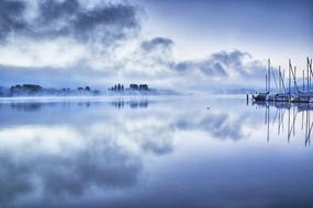 Blue Lake and sky