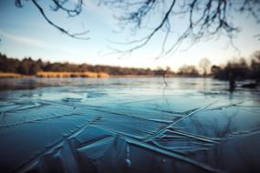 wonderful Ice Lake Water