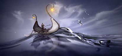 Water Wave Fantasy boat