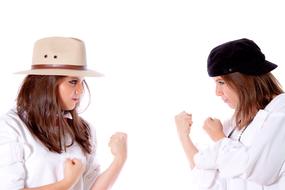 Portrait of boxing ladies