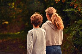 Boy and Girl ginger hair