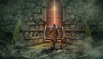 Clipart of mystical composing
