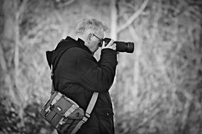 Photographer old Man