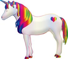 fantasy unicorn rainbow drawing