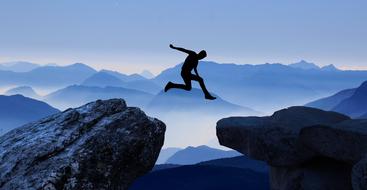 Cliff Jump High person