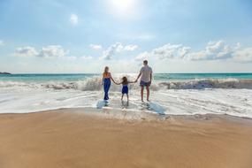 gorgeous Beach Family