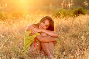 gorgeous Girl Grass