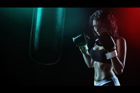 Girl, Boxer, Ring