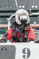 explorer in Antarctica