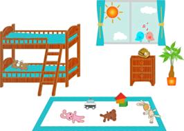 children s bedroom drawing
