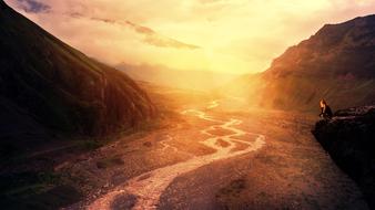picturesque landscape in Georgia