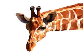 giraffe stand alone drawing