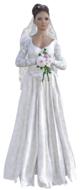 women wedding white dress