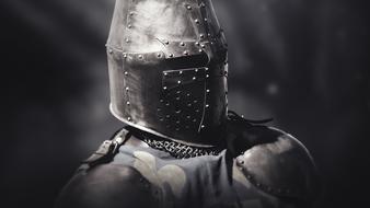 Knightâs Armor, medieval helmet