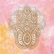 wallpaper with hand of Fatima
