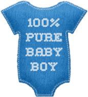 100% pure baby boy onesies
