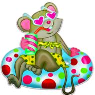 summer mouse drawing
