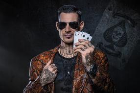 man poker Portrait