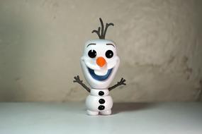 olaf, cartoon Snowman figurine