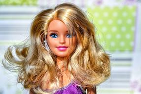 doll with a beautiful hairstyle for a girl