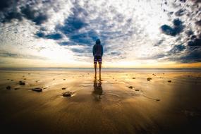 incredibly beautiful Malibu Beach Sunset